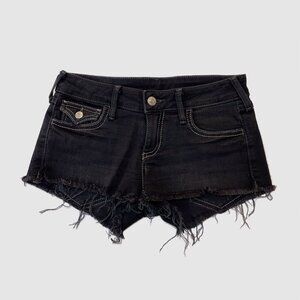 True Religion Joey Low-Rise Cut Off Shorts